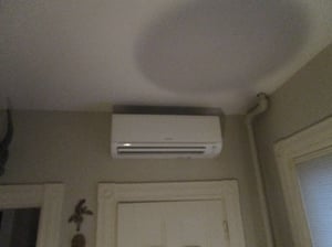 Ductless AC for heating and cooling in Cambridge.
