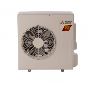 Outdoor condenser heat pump example