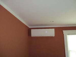 Wall AC installed in Needham, MA, home